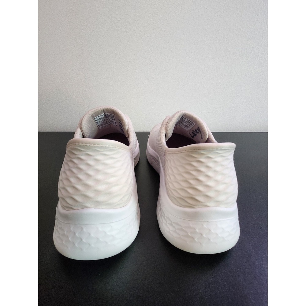 Skechers Slip Ins Go Walk Flex Womens Beige Comfort Walking Shoes Flats Sz 9 - Picture 4 of 10